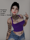 Fixation - Jo (cropped tank - Pinup x Pushup) Purple