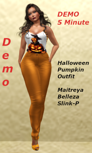 Halloween Pumpkin Outfit -Add Me-DEMO