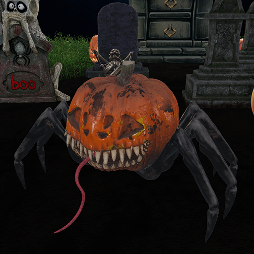 Spider pumpkin