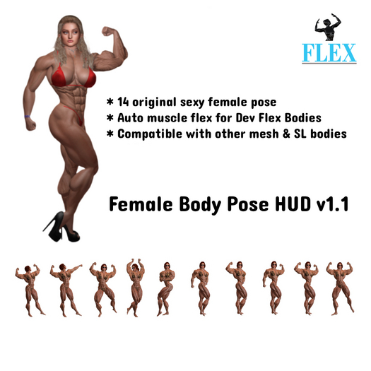 Female Bodybuilder Pose HUD v1.2