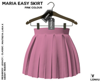 ::LonVu::Maria Easy Skirt Pink