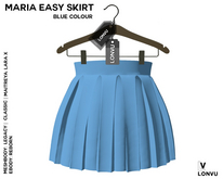 ::LonVu::Maria Easy Skirt Blue