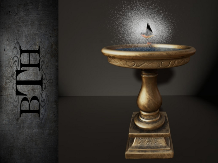 .:BTH:. Birdbath Fountain