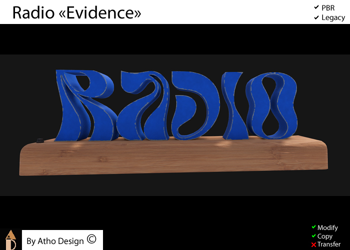 Radio "Evidence" Blue PBR