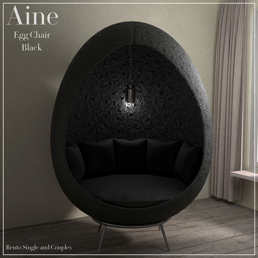 Aine - Egg Chair Black (ADD)