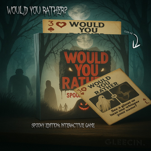 GLEECIN// WOULD YOU RATHER; SPOOKY EDITION