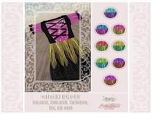 - B.M - Witchy Dress Pink/Yellow