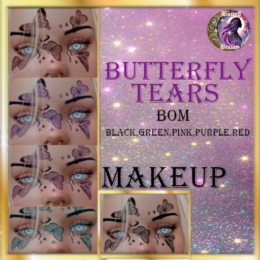 *Bound Beauty* Butterfly Tears (Makeup)