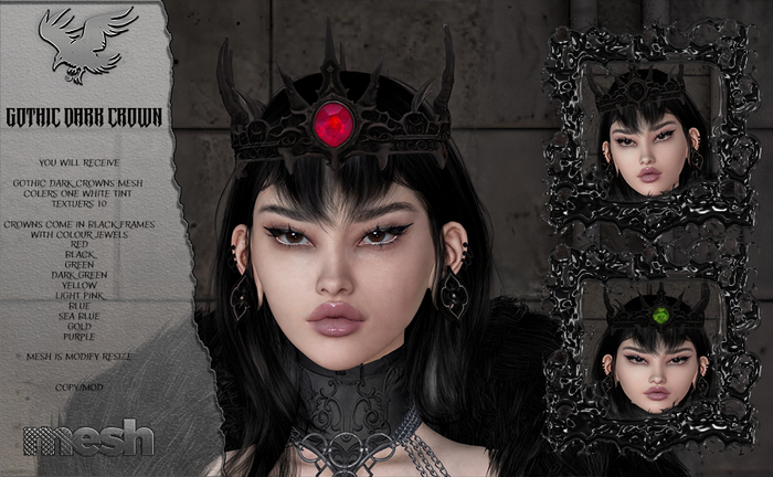 Cherry//Crow/Gothic Dark Crown