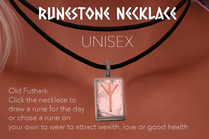 StudioCraft * Runestone Necklace UNISEX Unpacker