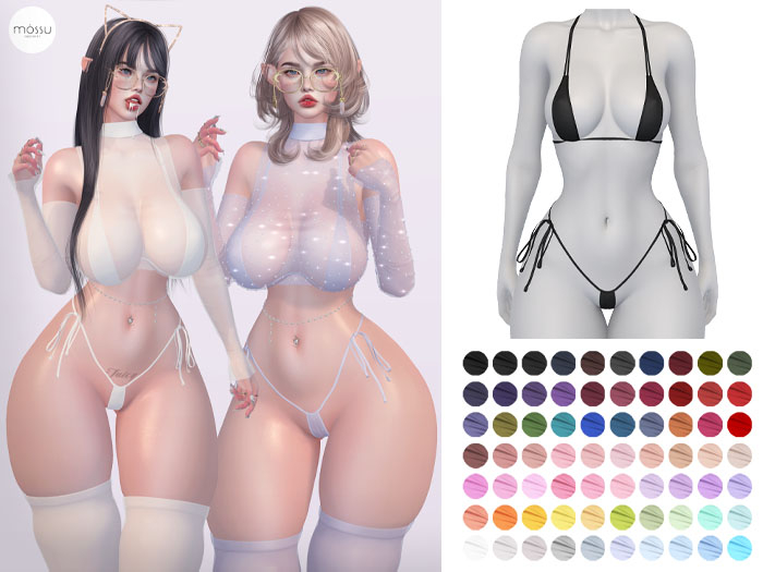Mossu - Skye Bra & Panties - Fatpack