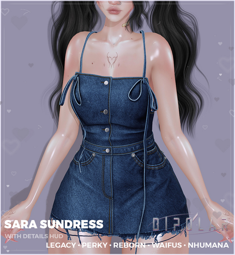 Bipolar - Sara Sundress - Blue