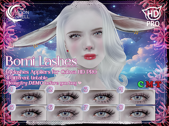 Moon Shell - Bomi Lashes Applier Catwa HD Pro