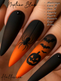 NB* HALLOWEEN NAILS STILETTO