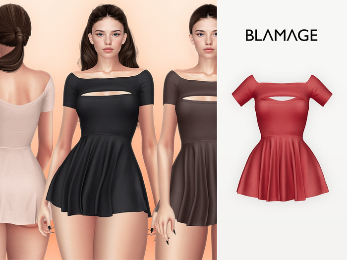 Blamage - Chelsea Mini Dress - Brick