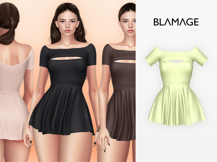 Blamage - Chelsea Mini Dress - Lemonade