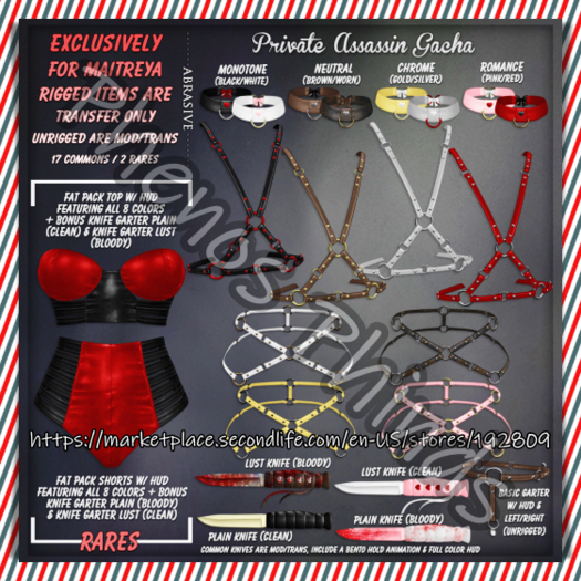 [ abrasive ] Private Assassin Collar - Neutral