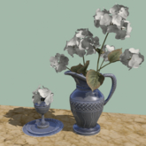 Song's Pitcher and Goblet with Hydrangeas