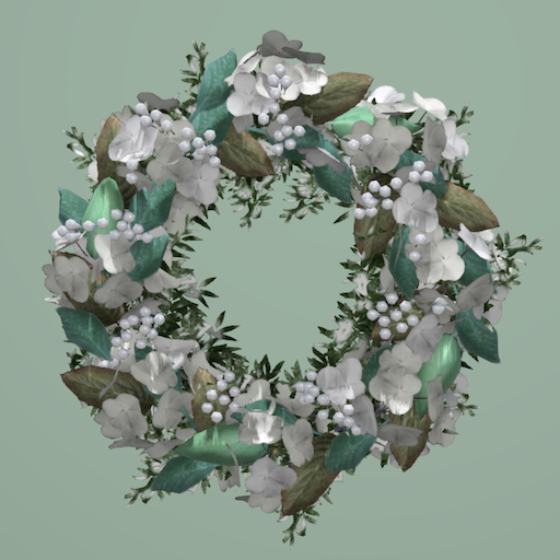 Song's Christmas Hydrangea Wreath