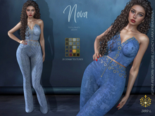 Nova Denim Outfit, Pants & Buster, Fatpack