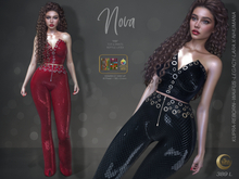 Nova ,Pants + Bustier PBR, Reptile Latex, Fatpack