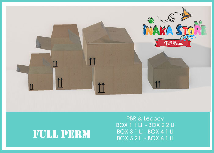 CARDBOARD BOXES  FULL PERM INAKA STORE (add)