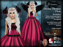 Tameless Divine Demon Pink - Halloween Costume Goth