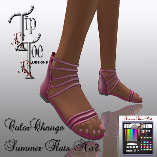 PROMO-TIPTOESummer Flats Sandals No2-Color Change