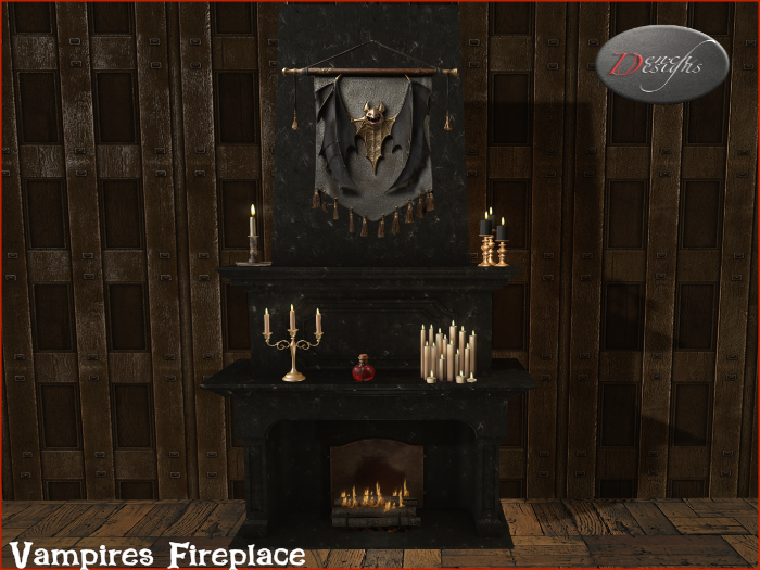Halloween Fireplace