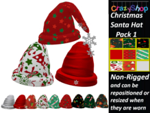Crazy Christmas Santa Hat Pack 1