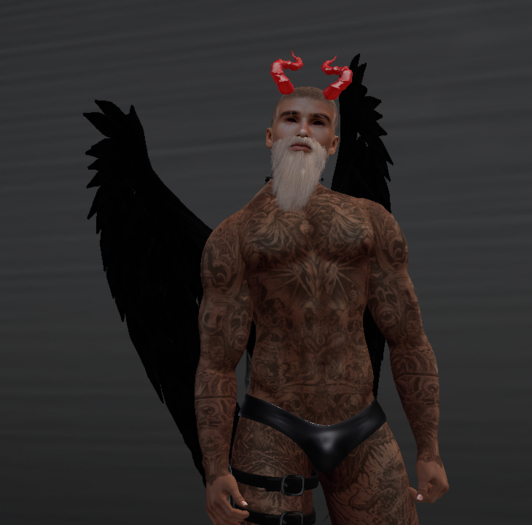 Devil Horns Mesh  100% Red