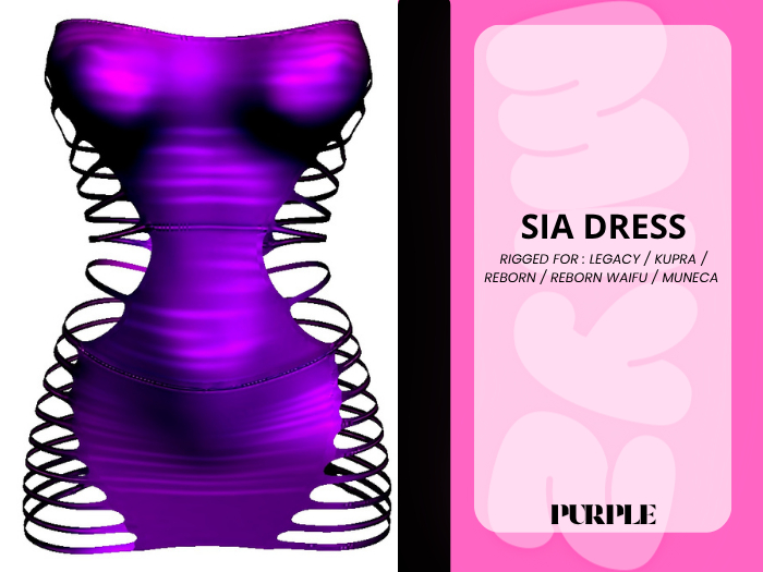 MIYZ*SIA DRESS *purple*{ UNPACKER}