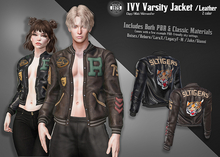 [Since1975] Ivy Varsity Jacket / Leather
