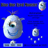 Blue One Eyed Monster Costume  Weirdiculous 2025