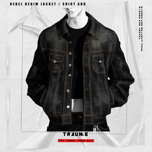 ▅ [Traume] Rebel Denim Jacket