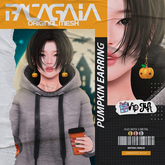 Oinc -  Pumpkin Earring {Group Gift Vip}