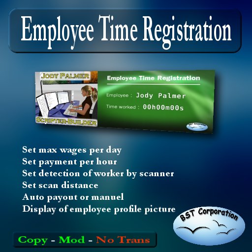 BST Employee Time Registration