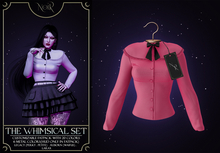 NOIR - The Whimsical blouse - fuchsia