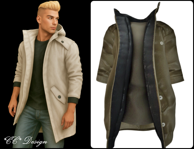 (205) *CC* Tim Hip Hop Street Style Jacket Brown