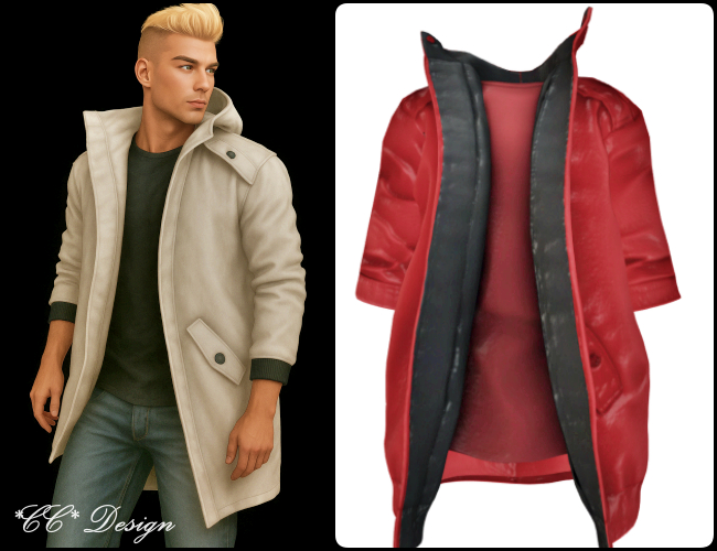 (205) *CC* Tim Hip Hop Street Style Jacket Red