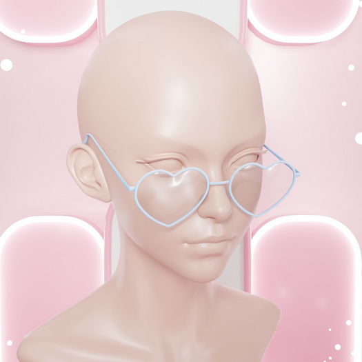 Palette - Naomi Heart Sunglasses [Ice]