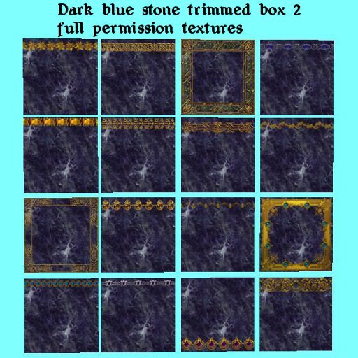 Dk blue stone trim 2 texture