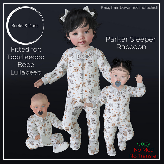 [Bucks & Does] - Parker Sleeper Raccoons 