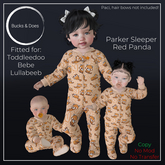 [Bucks & Does] - Parker Sleeper Red Pandas 