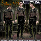 Swellegant ~ Spider's Web Clubbing  ~ Zodiac Halloween