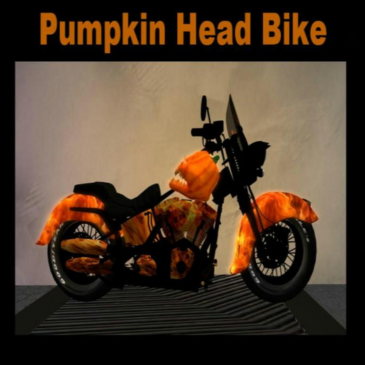 Pumpkin Head Bike