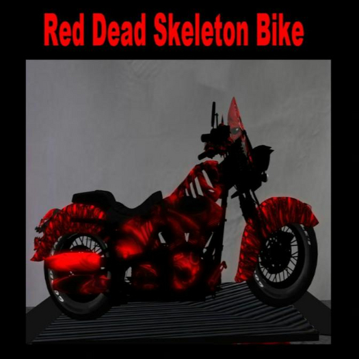 Red Dead Skeleton Bike
