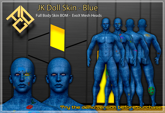 .: [F.C.O.] JK Doll Skin - Blue :.