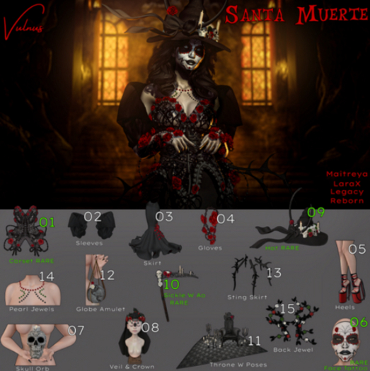 10. Santa Muerte Sickle W AO RARE