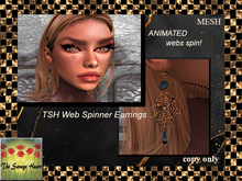 TSH Web Spinner Earrings Set ANIMATED